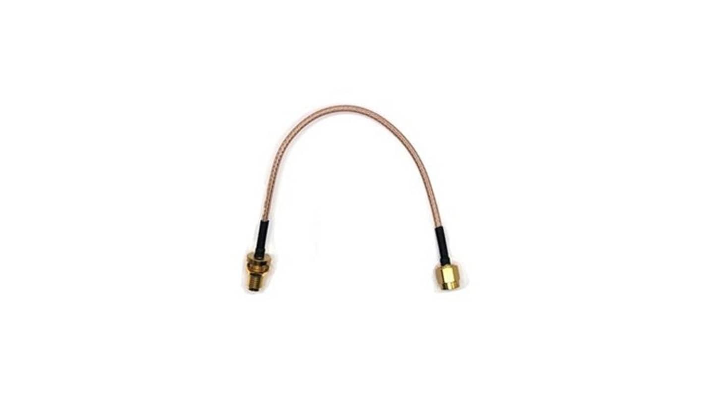 Mueller Electric BU-415 Series Female SMA to Male SMA, 6in, RG316 Coaxial, Terminated50 Ω