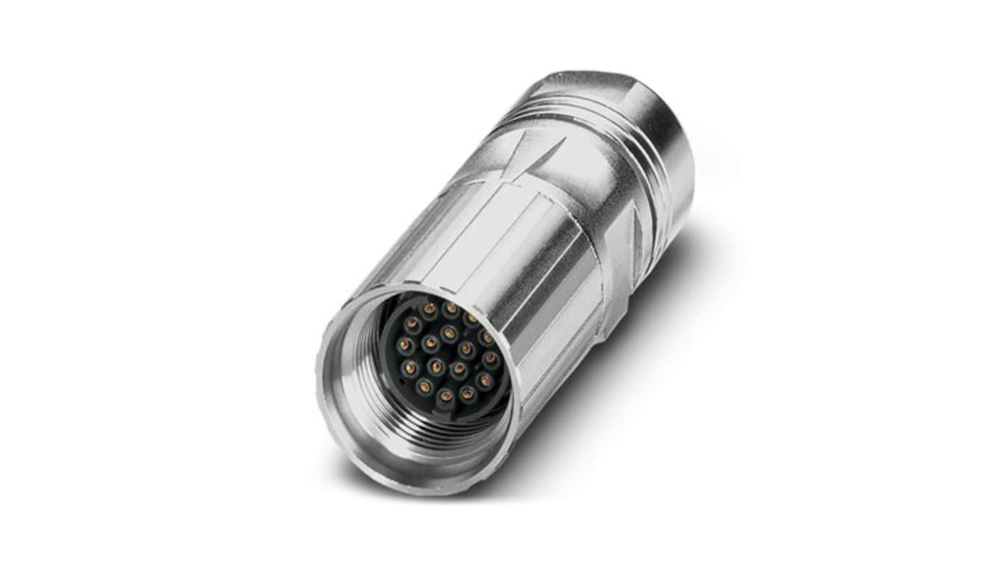 Phoenix Contact Circular Connector, 17 Contacts, Cable Mount, M17 Connector, Socket, Female, IP67, ST Series
