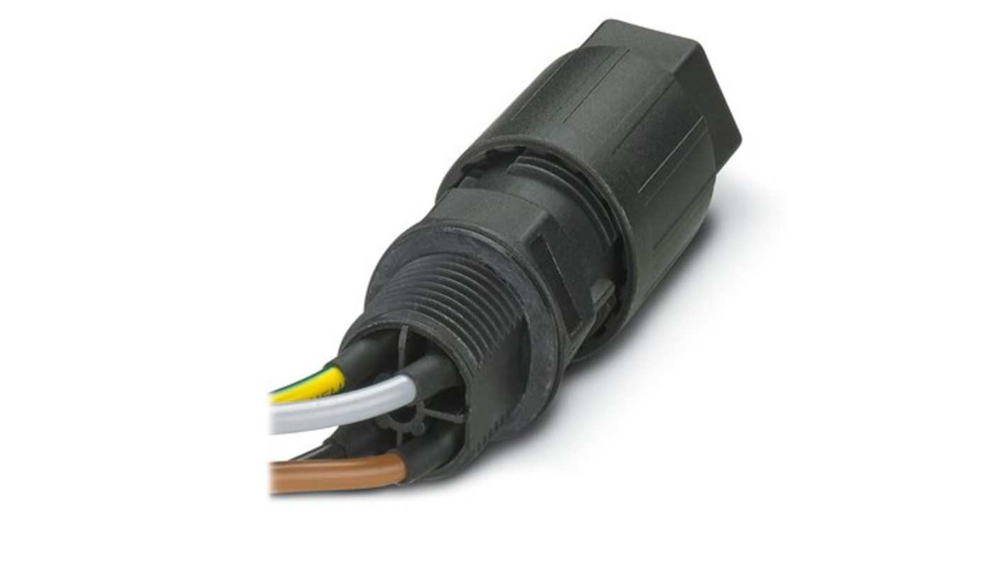 Phoenix Contact Circular Connector, 4 Contacts, Front Mount, M25 Connector, IP68, IP69K, QPD Series