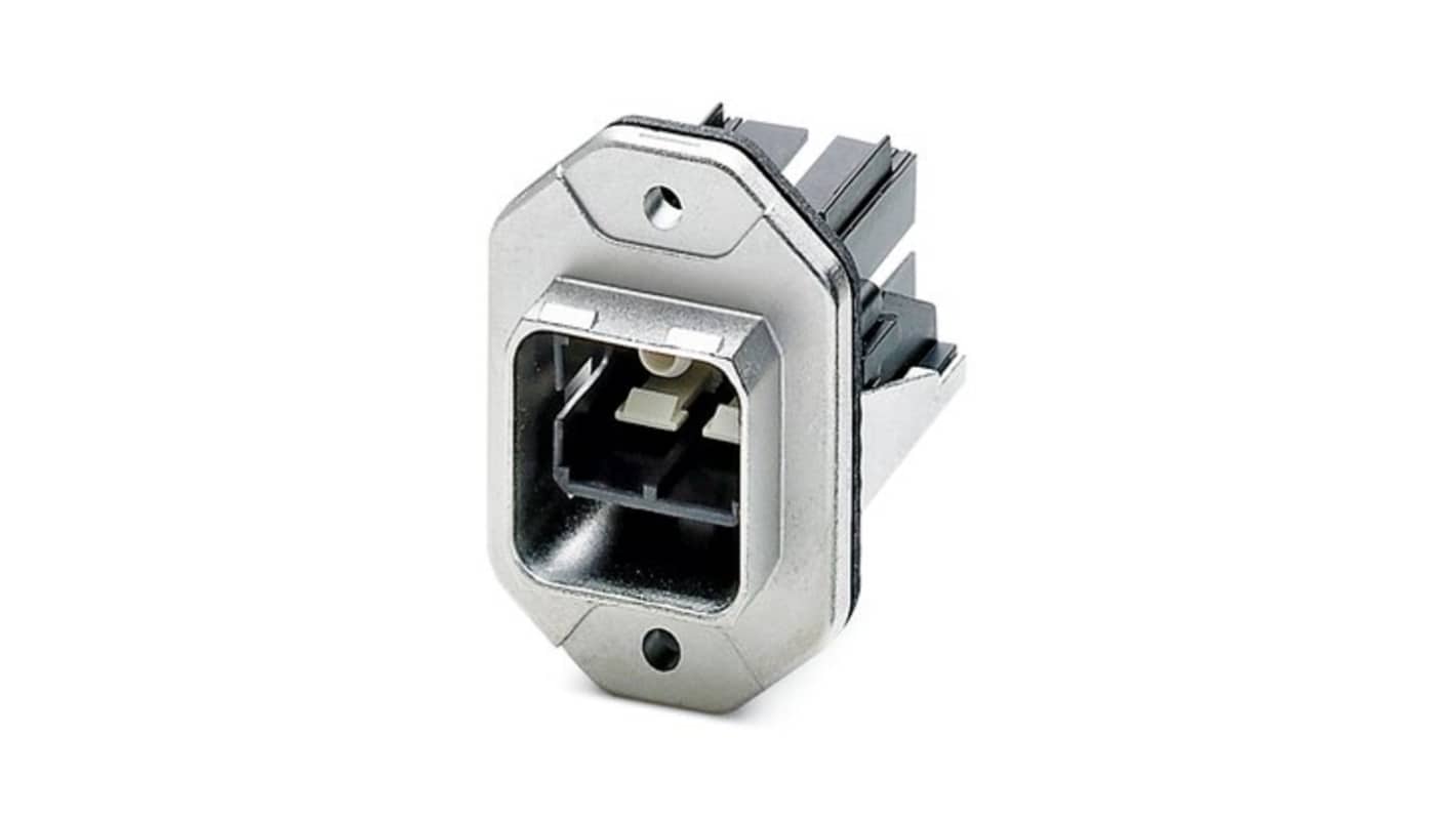 Phoenix Contact 以太网连接器, 银色, 金属制, IP65，IP67, 14053系列