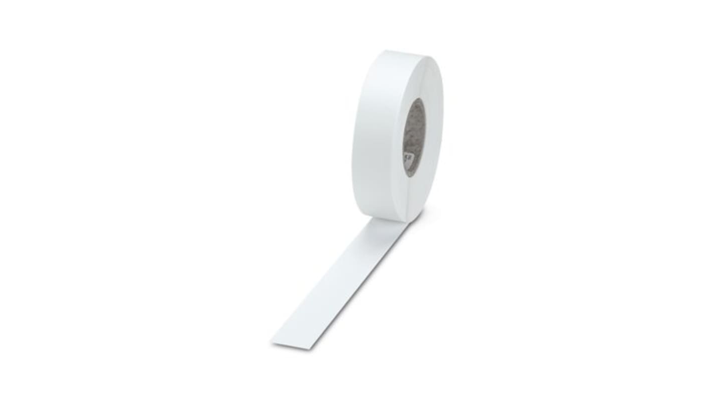 Phoenix Contact 08037 White Label Roll, 25mm Width, 25mm Height, 1Per Pack Qty