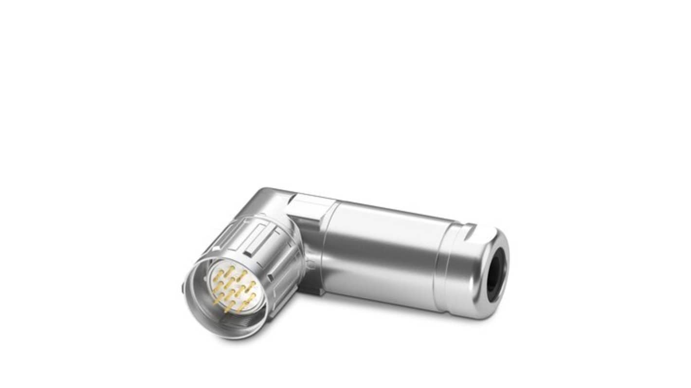 Phoenix Contact Circular Connector, 12 Contacts, Cable Mount, M23 Connector, Plug, Male, IP67, CA Series
