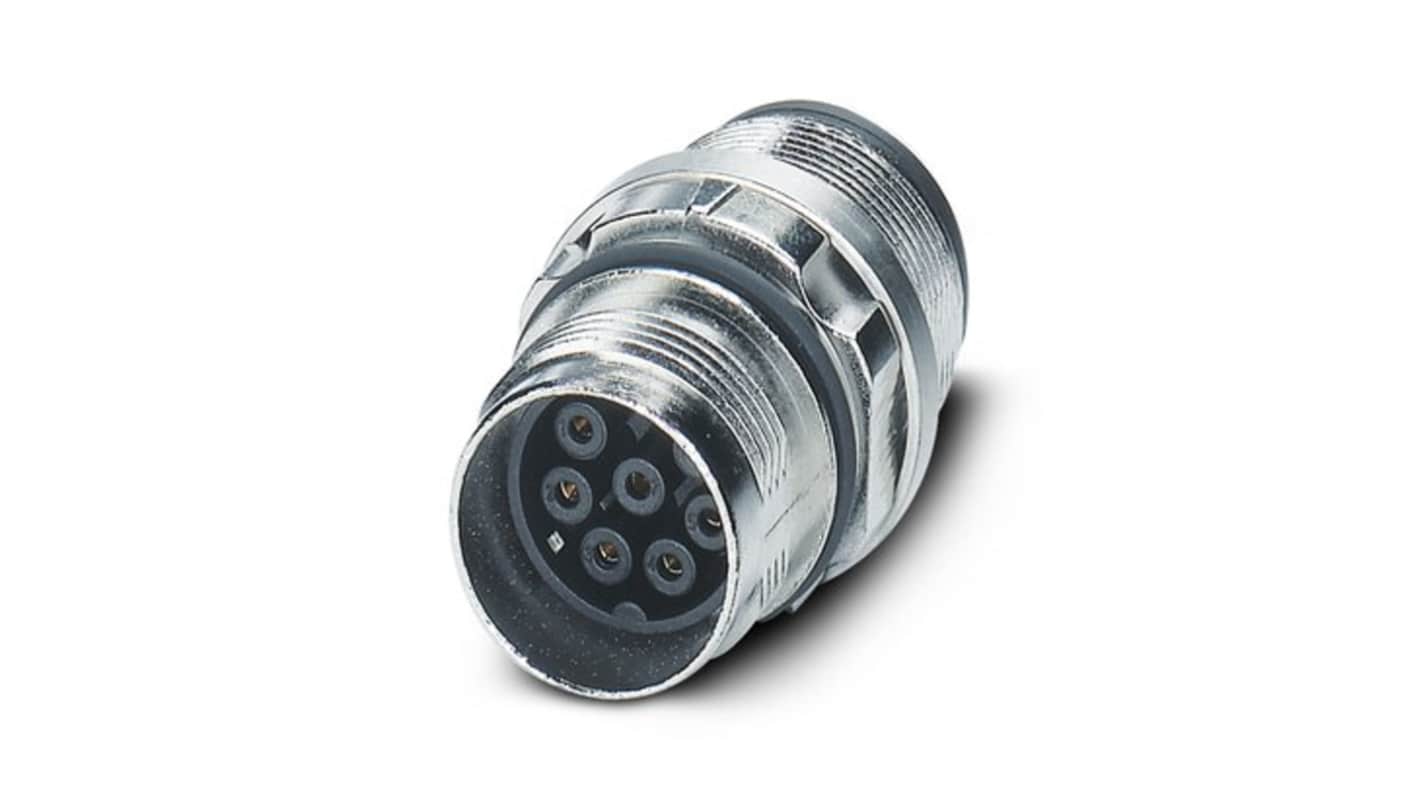 Phoenix Contact Circular Connector, 8 Contacts, Front Mount, M17 Connector, Socket, Female, IP67, ST Series