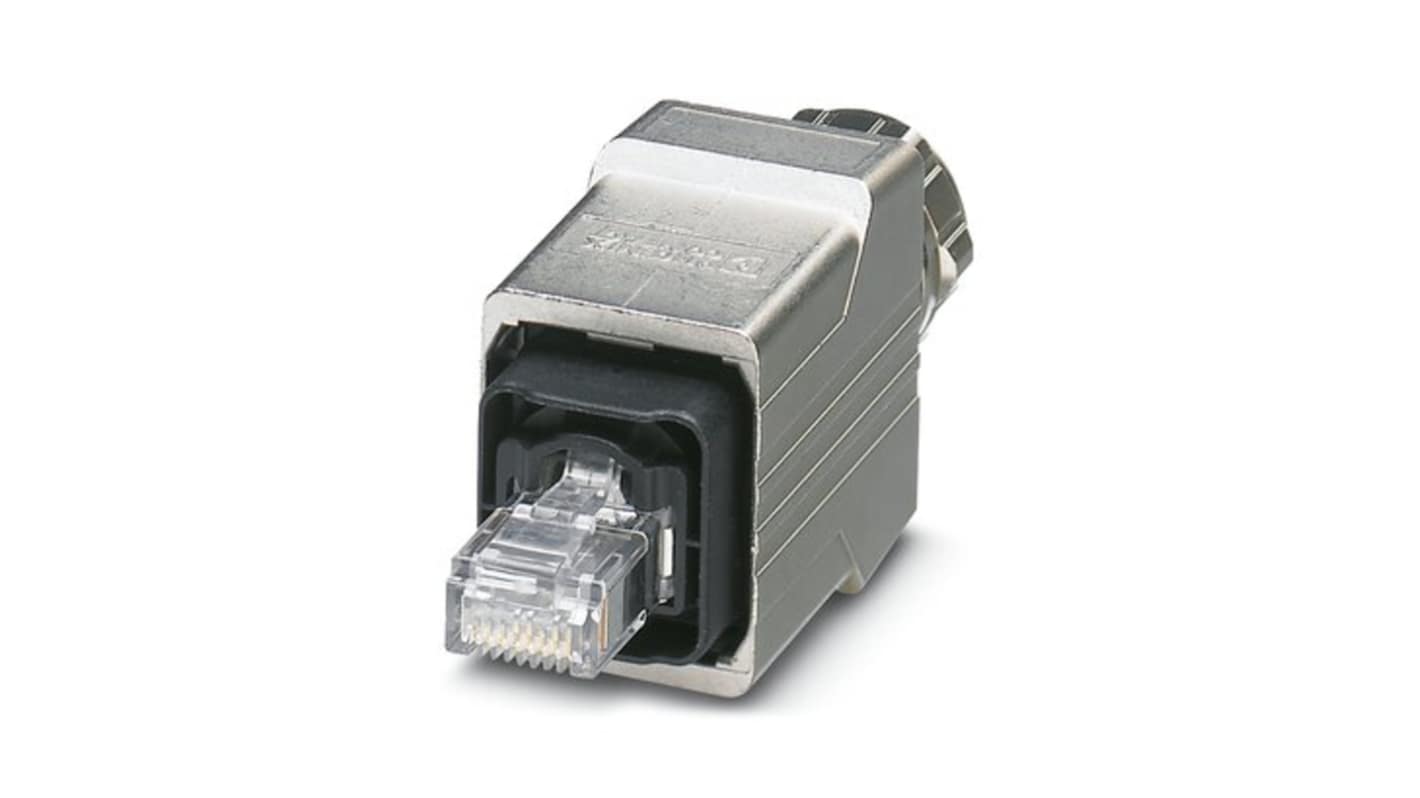 Connecteur RJ45 cat 5 Phoenix Contact série VS-PPC Mâle, Blindé Montage sur câble, ports Droit