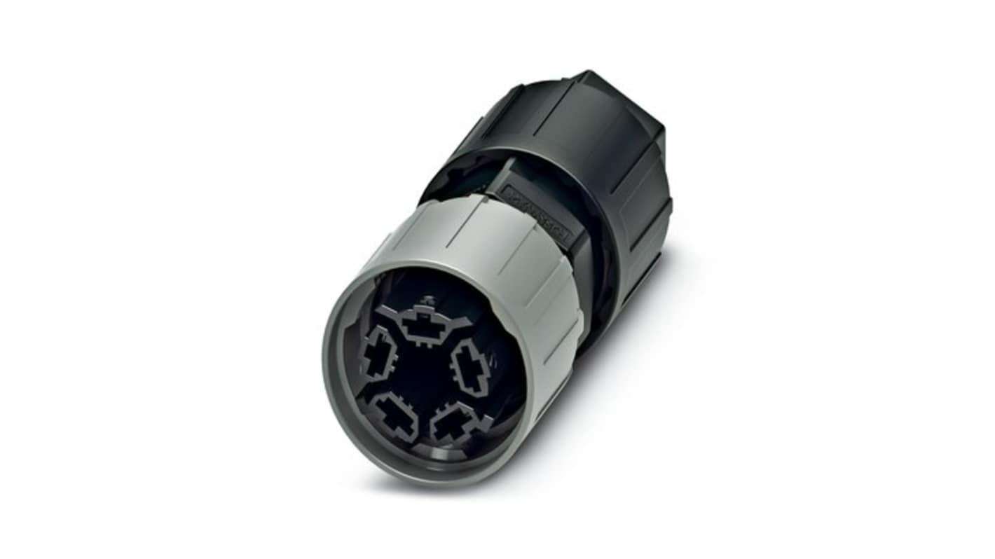 Phoenix Contact Circular Connector, 5 Contacts, Cable Mount, IP68, IP69K, QPD Series