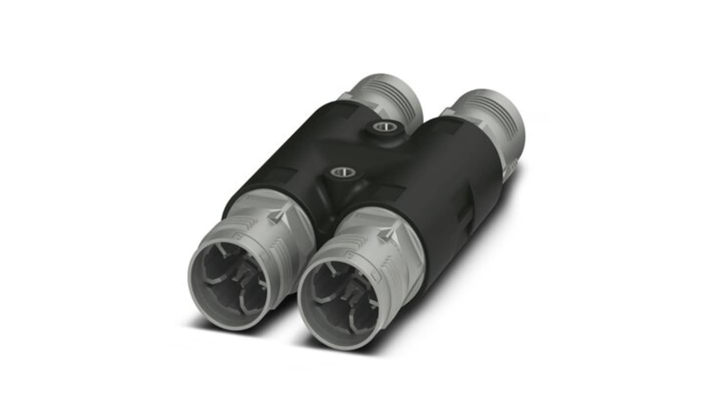 Phoenix Contact Circular Connector, 4 Contacts, Cable Mount, IP68, IP69K, QPD Series