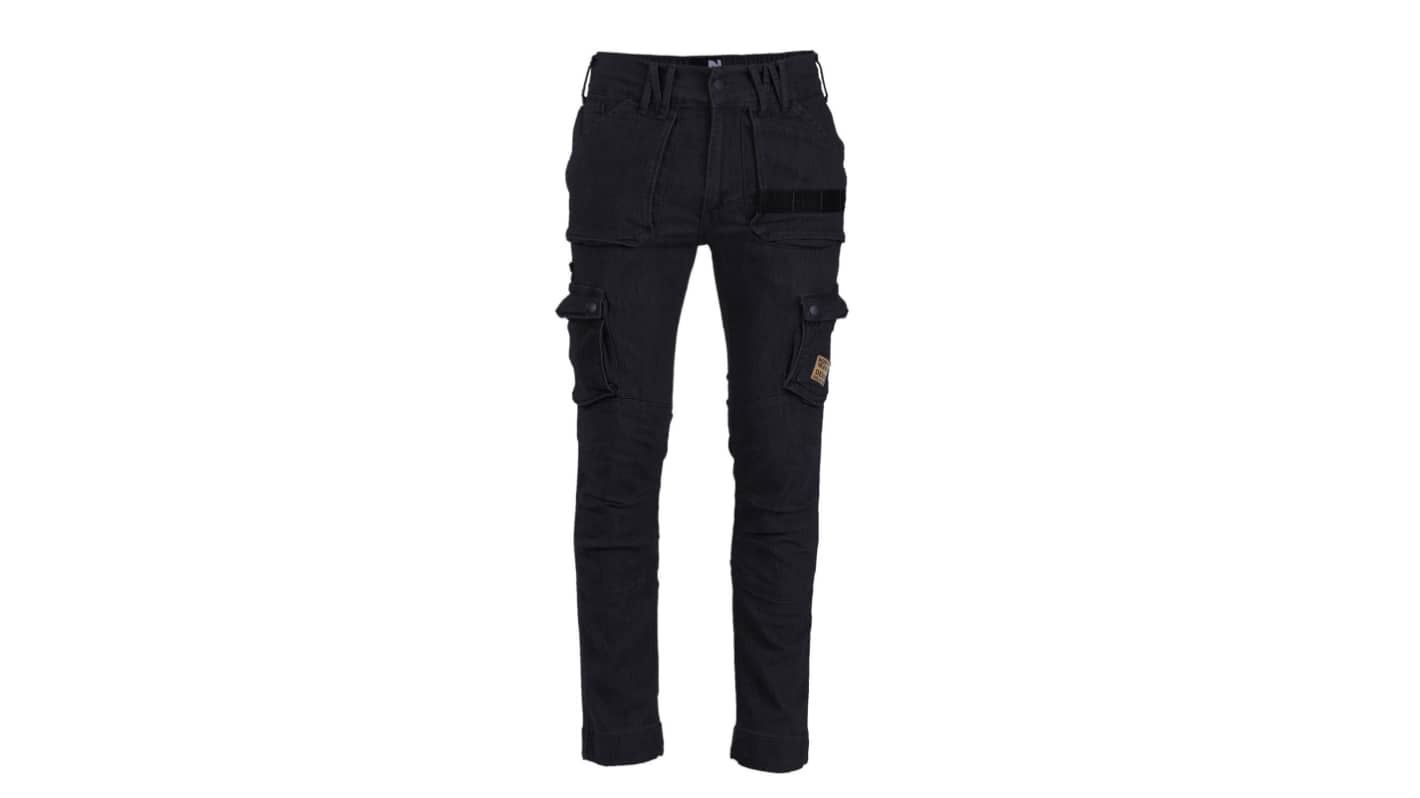 Pantaloni USAIN Nero, Blu, Grigio Cotone, elastan, poliestere Di lunga durata 36poll