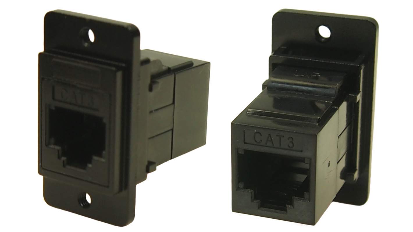 RS PRO RJ11接口, RJ11, Cat3网络, 1端口, 屏蔽