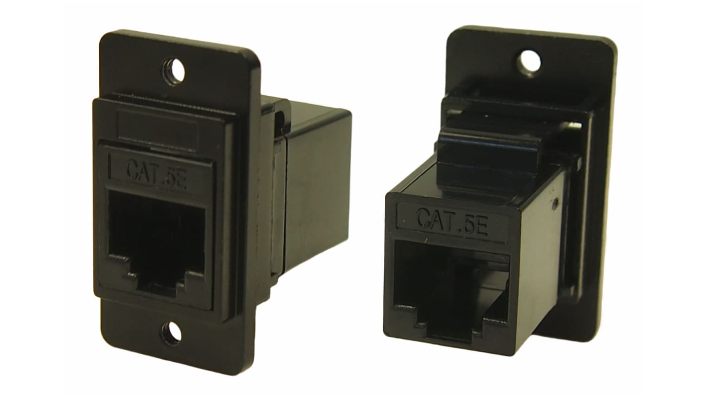 RS PRO Single-Port RJ45 Connector, Cat5e, Shielded