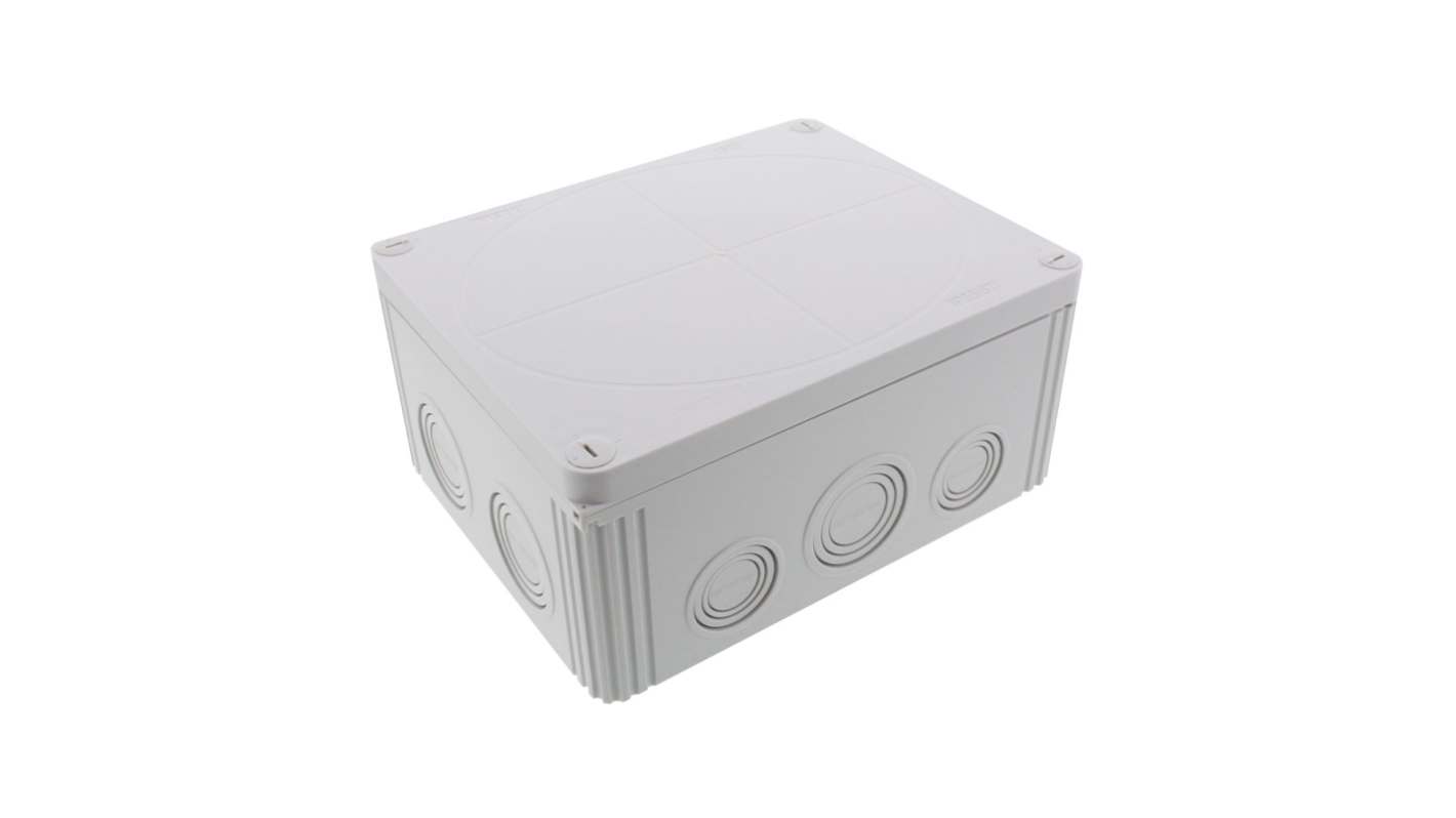 WISKA COMBI 1610 Series RAL7035 Polycarbonate Junction Box, IP66, IP67, 200 x 160 x 94mm