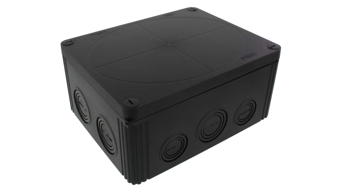 WISKA COMBI 1610 Series White Polycarbonate Junction Box, IP66, IP67, 200 x 160 x 94mm