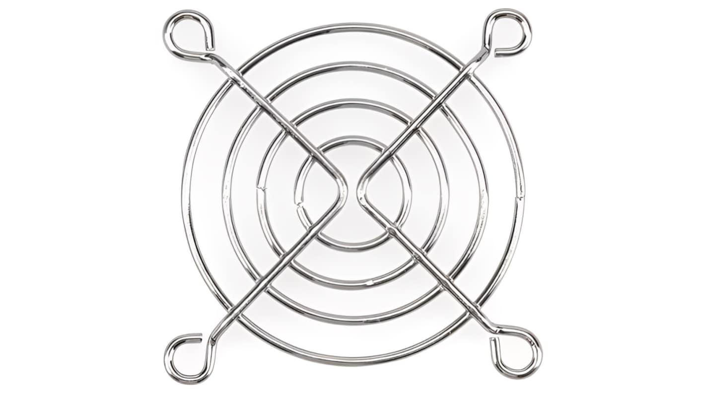 RS PRO Steel Finger Guard for 60mm Fans, 50mm Hole Spacing, 60 x 60mm