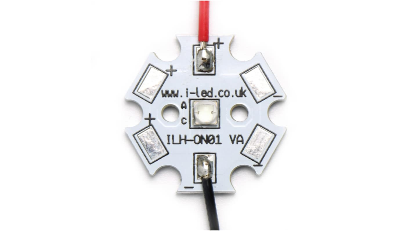 LED Blanc chaud, Vissé, 3 LEDs, 2,8 → 3,1 V