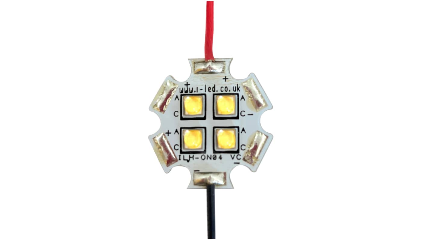 Intelligent LED Solutions OSLON Square Schraubmontage LED Weiß 10,8 → 12,8 V, Cluster 4-LEDs