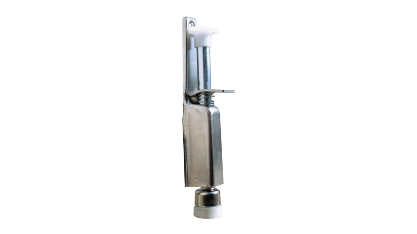 Guitel Hervieu STEEL GREY Steel Door Stopper, 16mm Diameter, 130mm Long