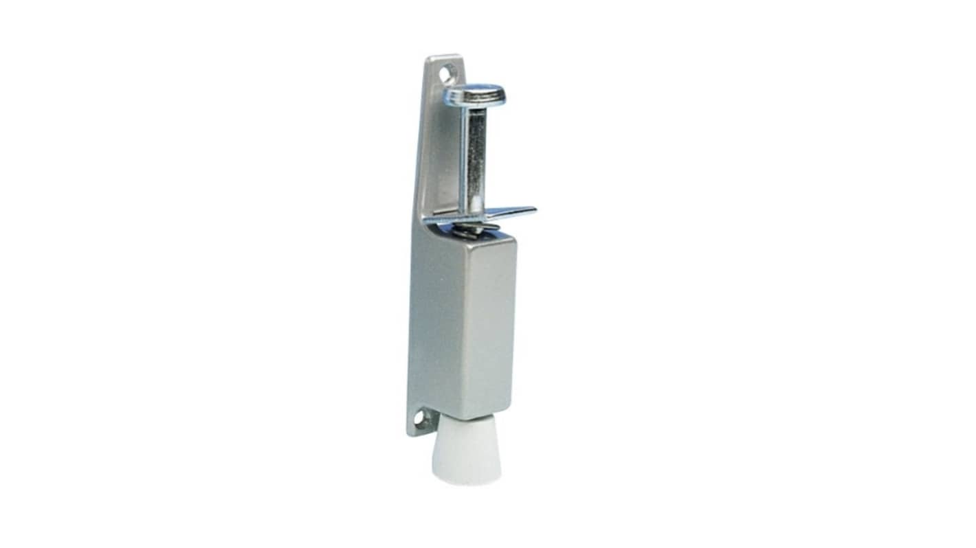 Guitel Hervieu STEEL GREY Steel Door Stopper, 27mm Diameter, 180mm Long