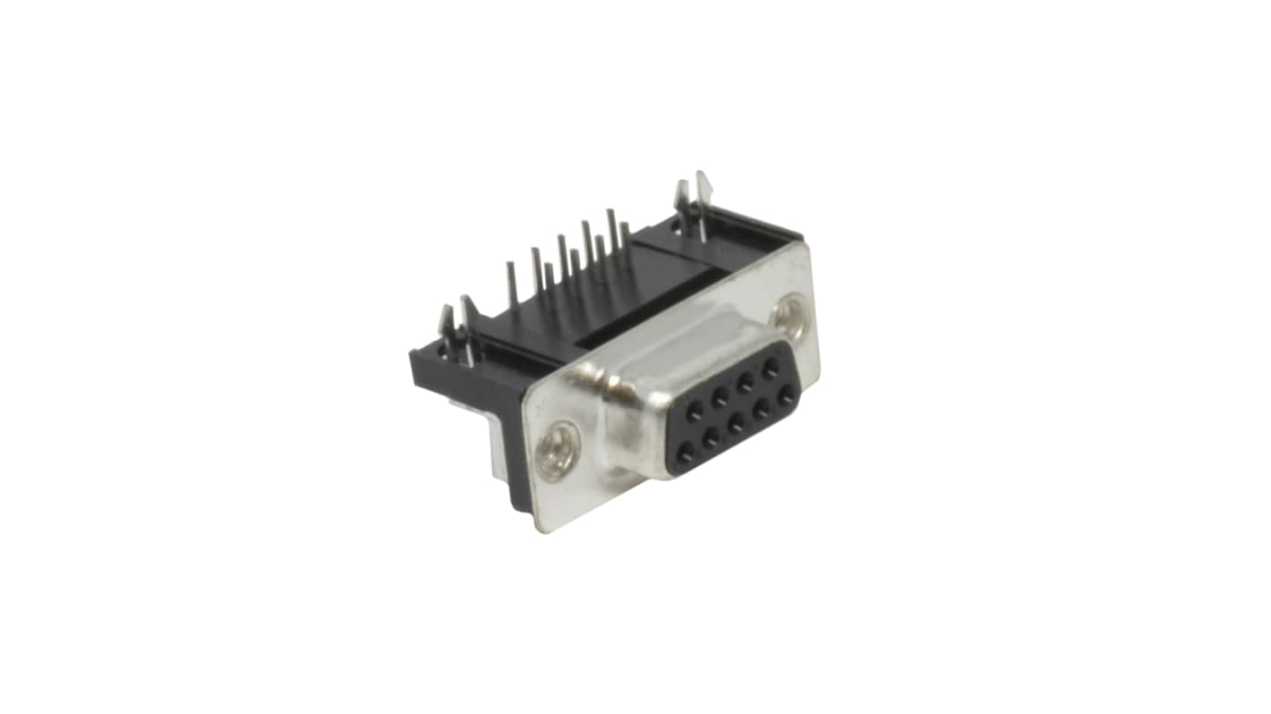 ITT Cannon ZDE Wire Mount D-sub Connector Socket, with 4-40 Screw Locks