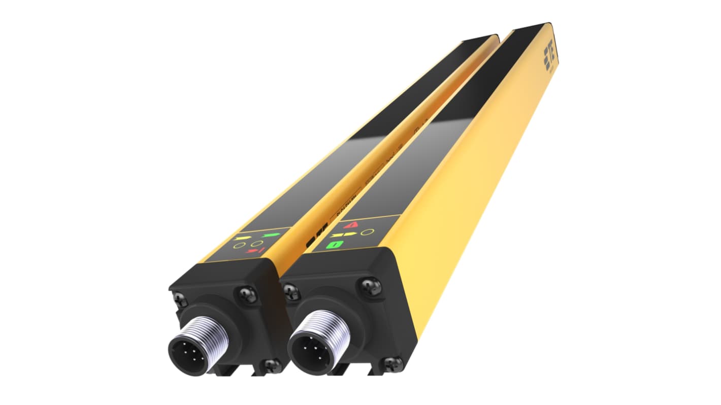 TE Connectivity 2437979 Series SLC4 Light Curtain, Sender & Receiver, 75 Beam(s), 14mm Resolution