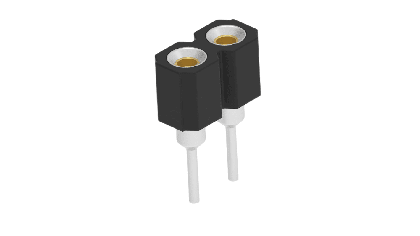 TE Connectivity 2.54mm Pitch 2 Way Through Hole IC Socket