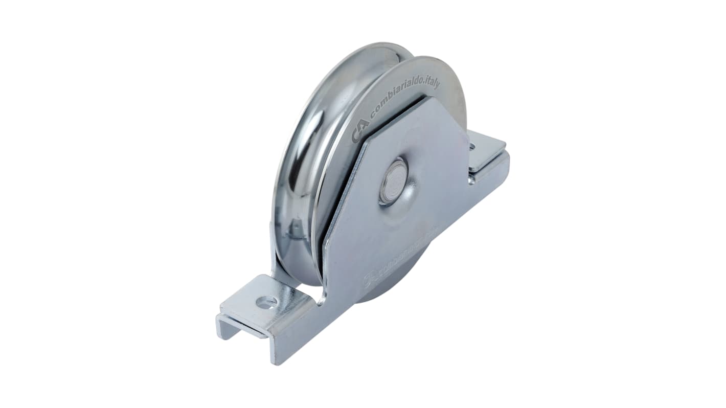 Guitel Hervieu Fixed Castor Wheel, 230kg Capacity, 100mm Wheel