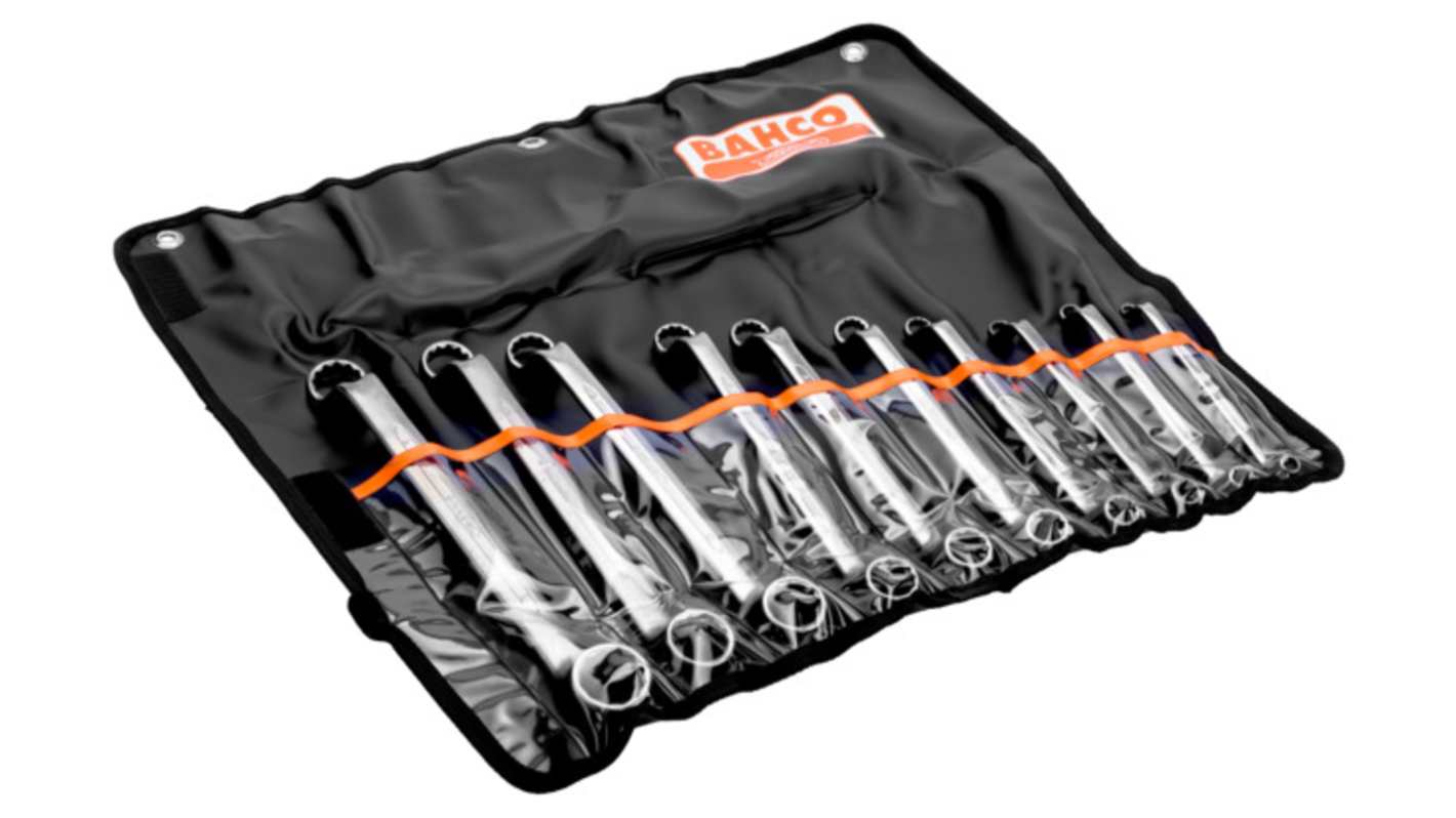 Bahco Ring Wrench, 165 → 326 mm Overall, 6 → 27mm Jaw Capacity