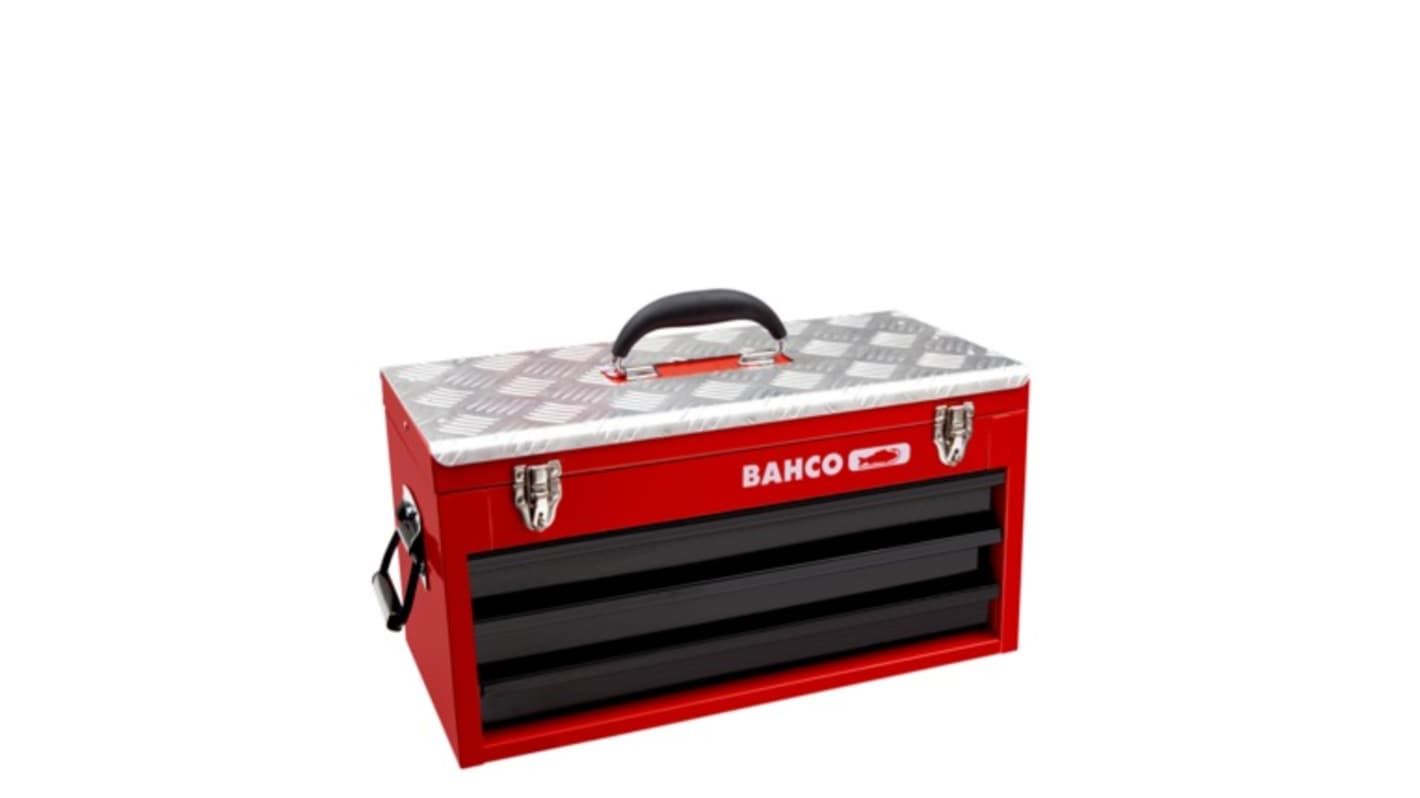 Bahco 1483 3 drawers  Metal Tool Box , 523 x 233 x 305mm