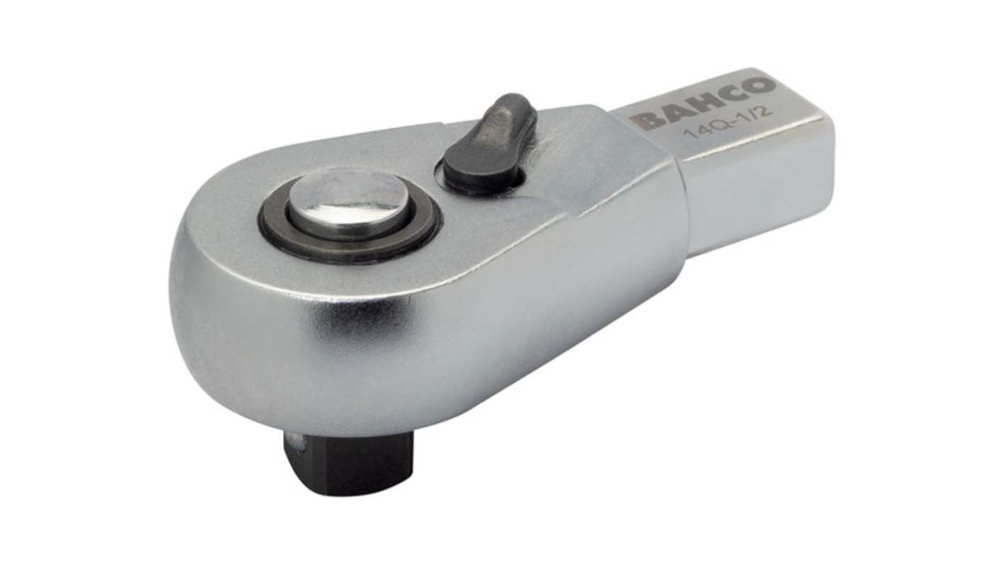 Bahco 14Q-1/2 1/2 in Square Ratchet with No handle Handle, 86 mm Overall