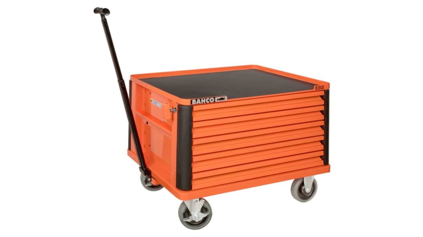 Bahco 5 Drawer Steel Wheeled Tool Trolley