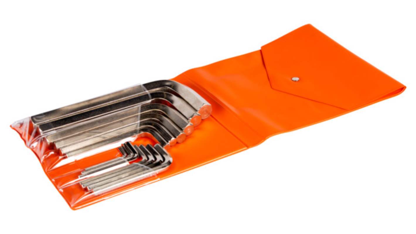 Bahco 15 piece L Shape Metric Hex Key, 2 → 22mm