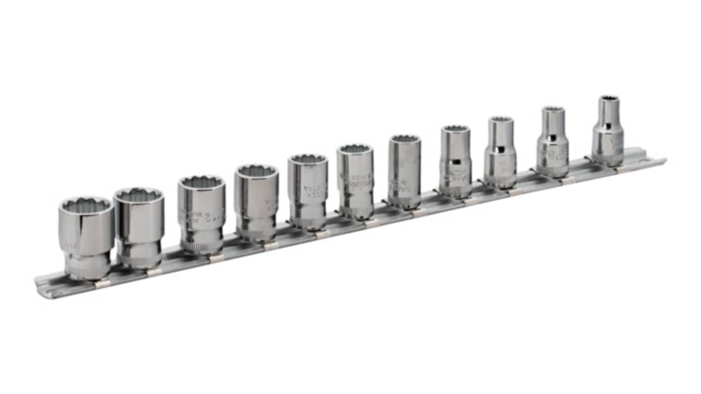 Bahco 1-Piece Imperial 1/4 in Bit Socket Set , Square
