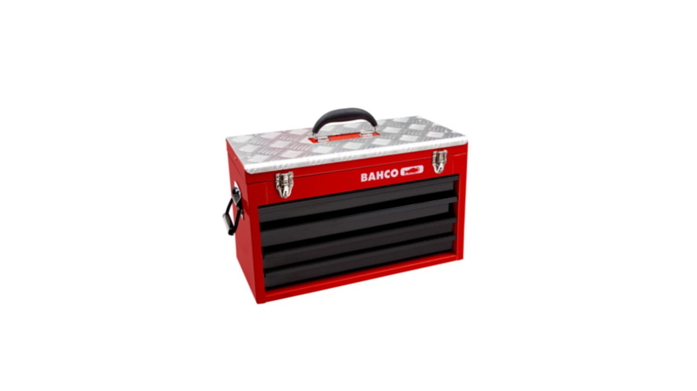 Bahco 1483 4 drawers  Metal Tool Box , 593 x 260 x 390mm