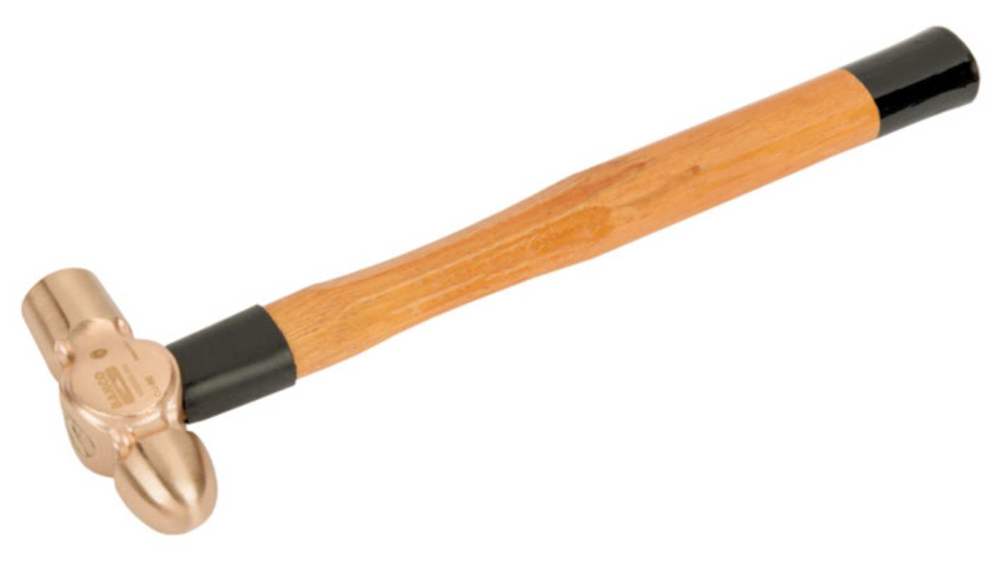 Bahco Beryllium Copper Ball-Pein Hammer with Wood Handle, 680g