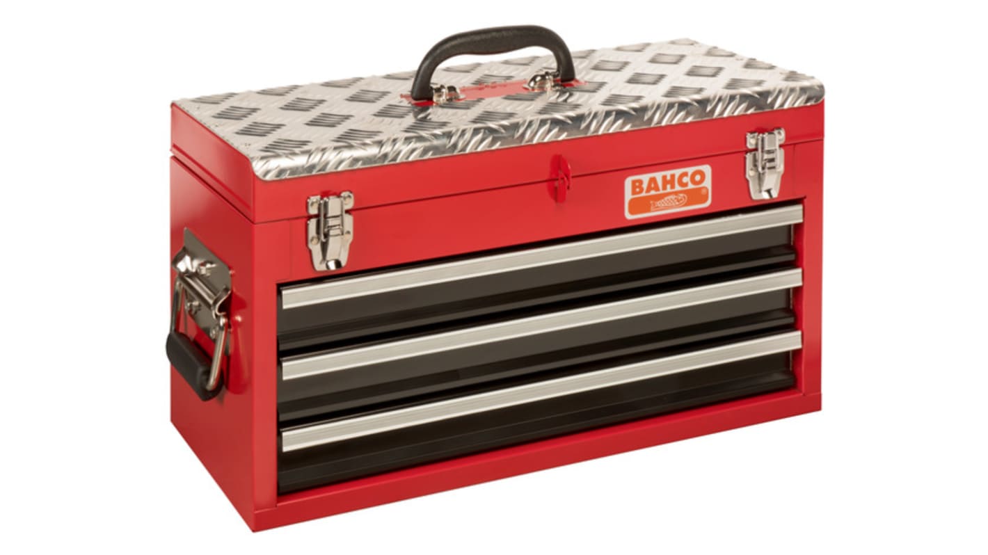 Bahco 1483 3 drawers  Metal Tool Box , 520 x 220 x 300mm