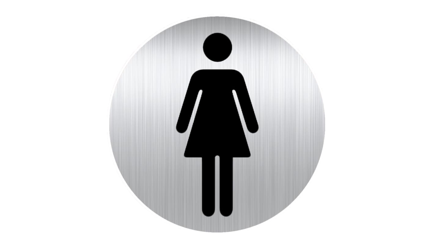 Viso Aluminium Mandatory Womens Toilet Sign