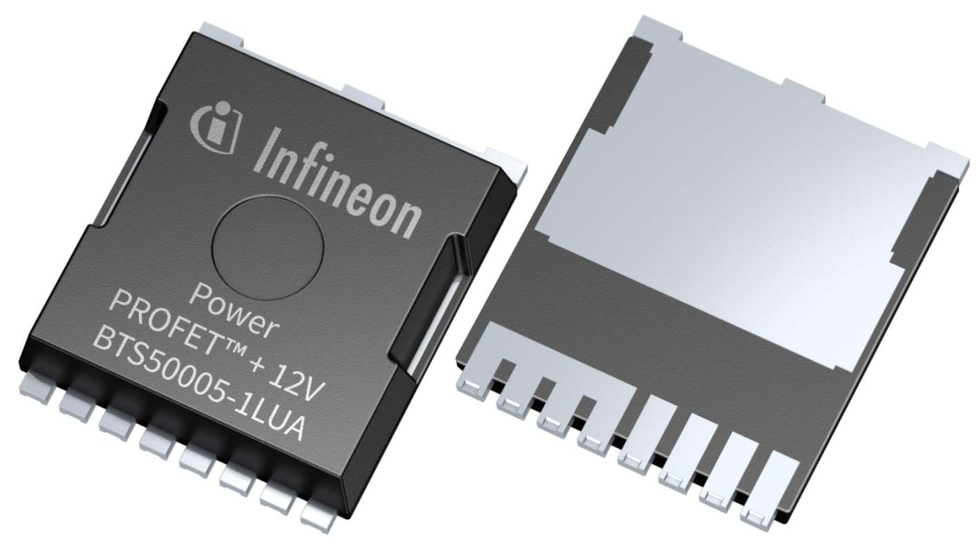 Switch di alimentazione CI Infineon High side, 1 canale, PG-HSOF-8, 8 pin, 28 V, 50mA