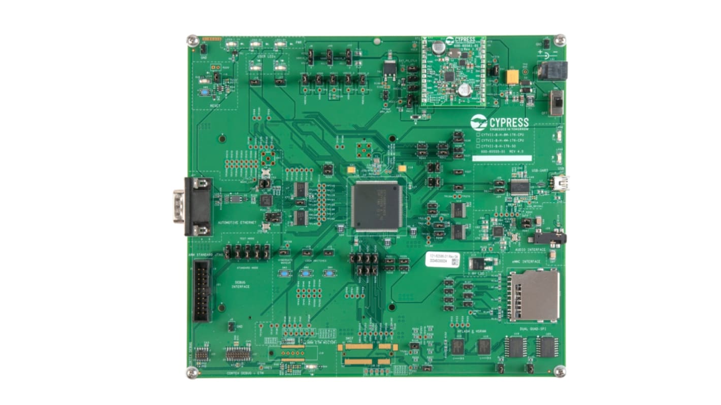 Infineon Traveo单片机, ARM Cortex内核, Traveo II CPU Board