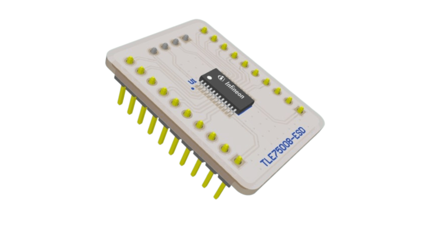 インフィニオン 評価ボード, 評価ボード, 評価ボード, SPIDER+およびSPIDER+ LEDファミリー 用, TLE75620ESTDBTOBO1