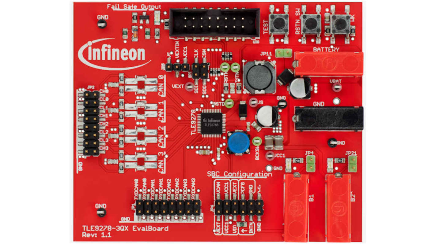 Infineon 評価ボード, 評価ボード, バックコンバータ, SBCファミリー 用, MULTICANSBCBOARDTOBO1