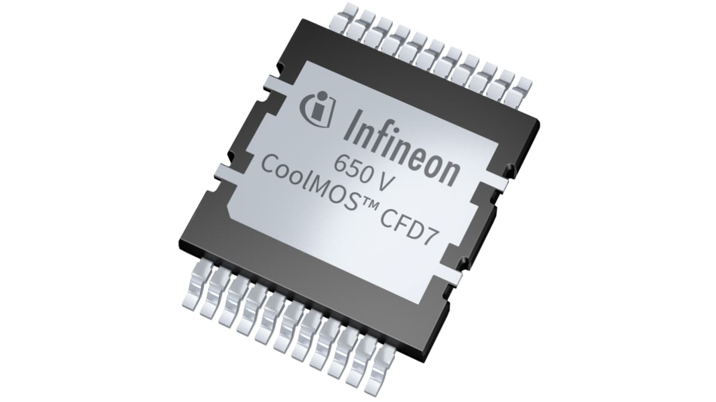 Infineon 650V CoolMOS SiC N-Channel MOSFET, 24 A, 650 V, 22-Pin PG-HDSOP-22 IPDQ65R125CFD7XTMA1
