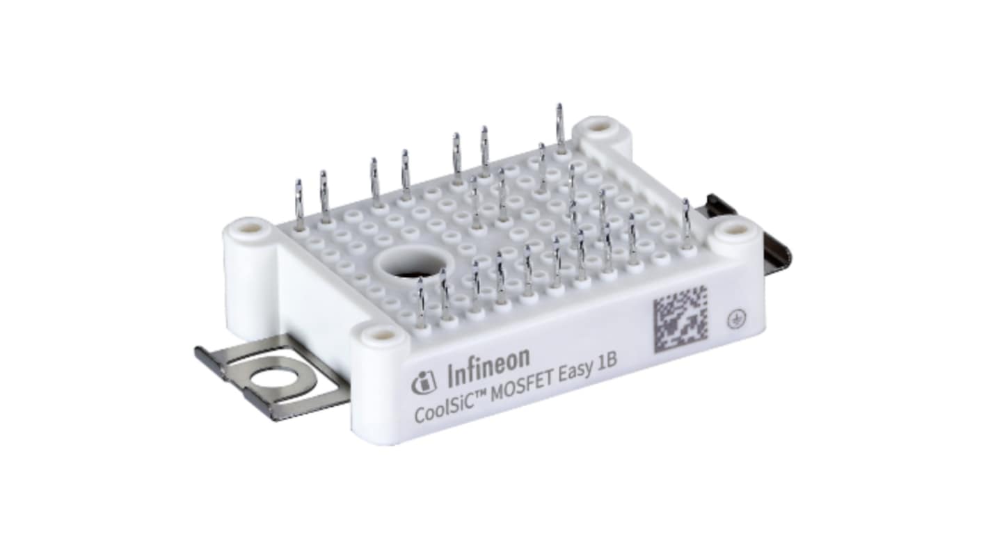 Infineon EasyDUAL Dual SiC N-Channel MOSFET, 25 A, 1200 V, 23-Pin AG-EASY1B FF33MR12W1M1HB11BPSA1