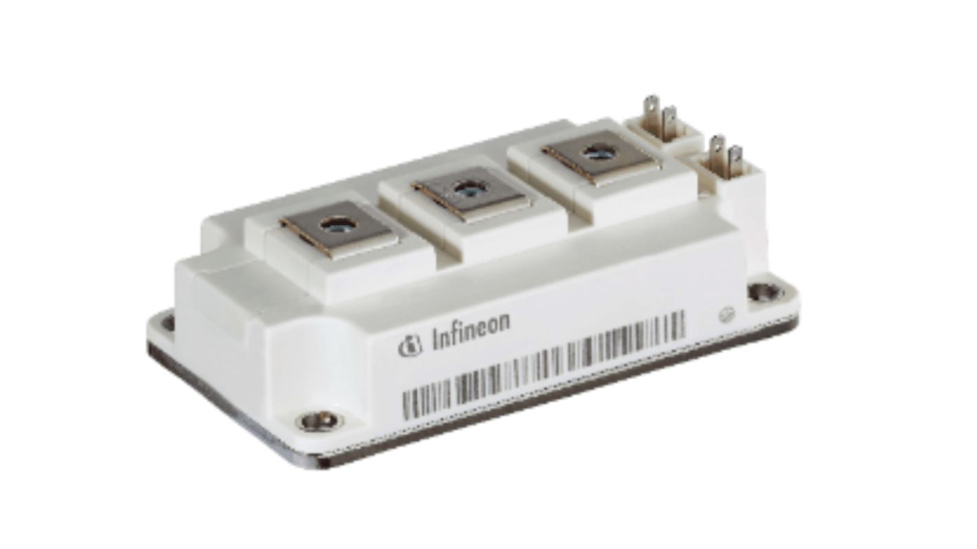 Infineon FF600R12KE7BPSA1 Single Collector, Single Emitter, Single Gate IGBT, 600 A 1200 V, 3-Pin AG-62MMHB, Through