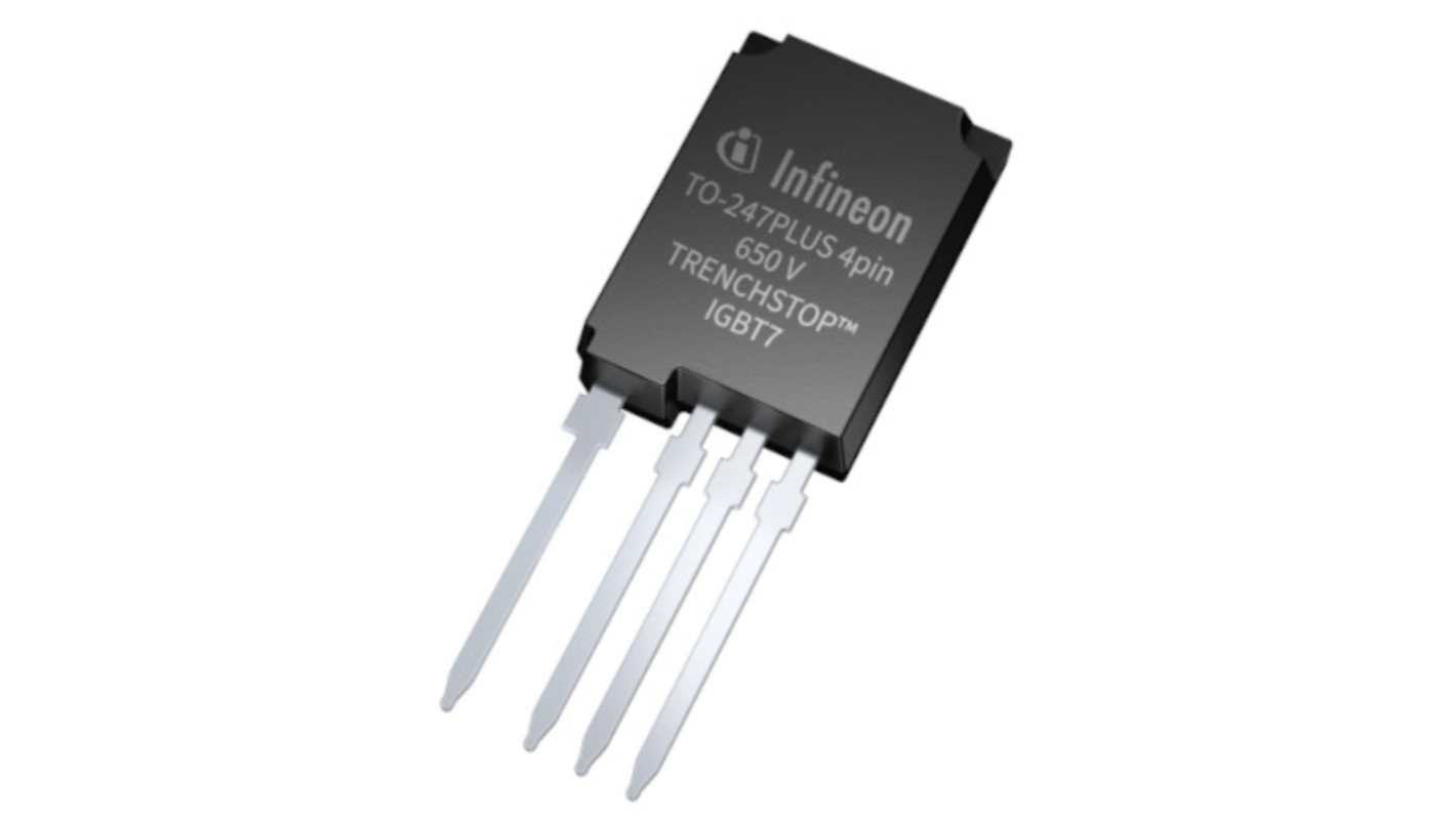 Infineon IKQ120N65EH7XKSA1 Single Collector, Single Emitter, Single Gate IGBT, 160 A 650 V, 3-Pin PG-TO247-3-PLUS-N,