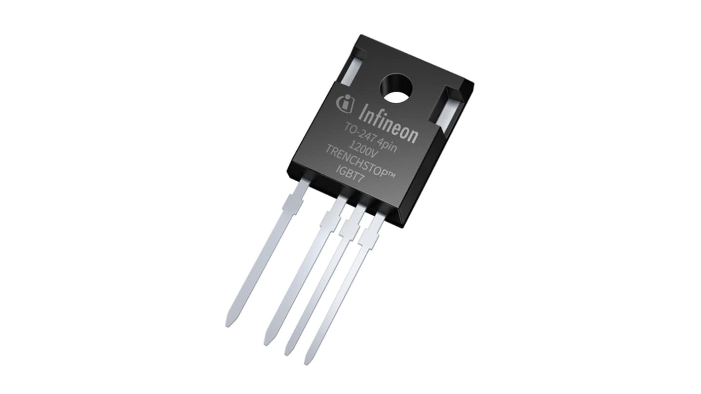 Infineon IKZA40N120CS7XKSA1 Single Collector, Single Emitter, Single Gate IGBT, 82 A 1200 V, 4-Pin