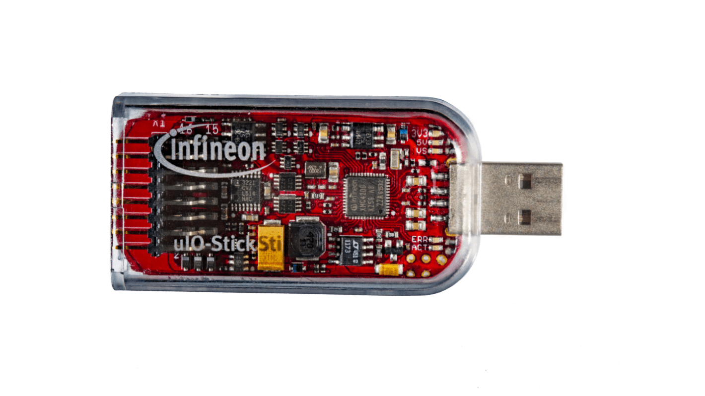 Placa de evaluación UIO Stick v2 de Infineon