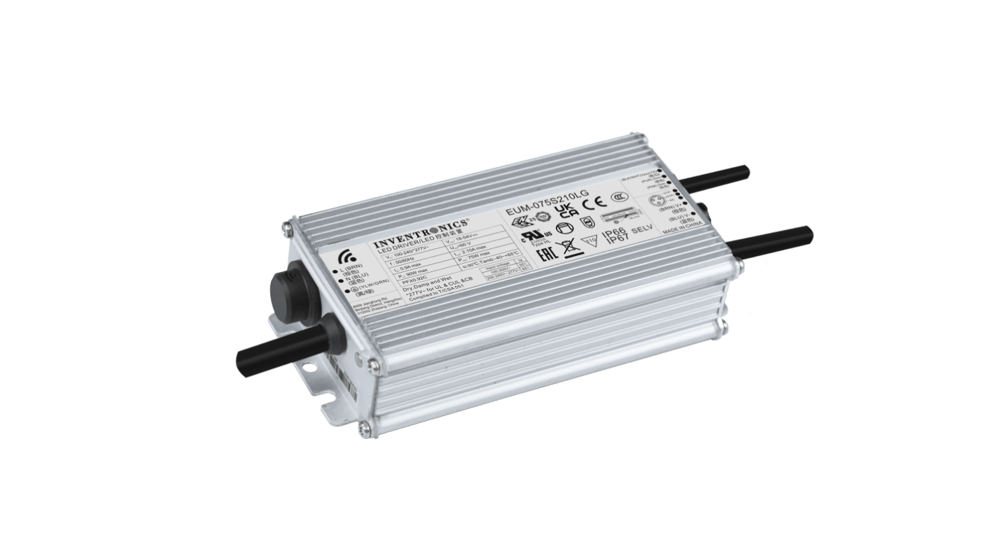 Inventronics LED Driver, 107V Output, 75W Output, 700mA Output, Constant Current Dimmable