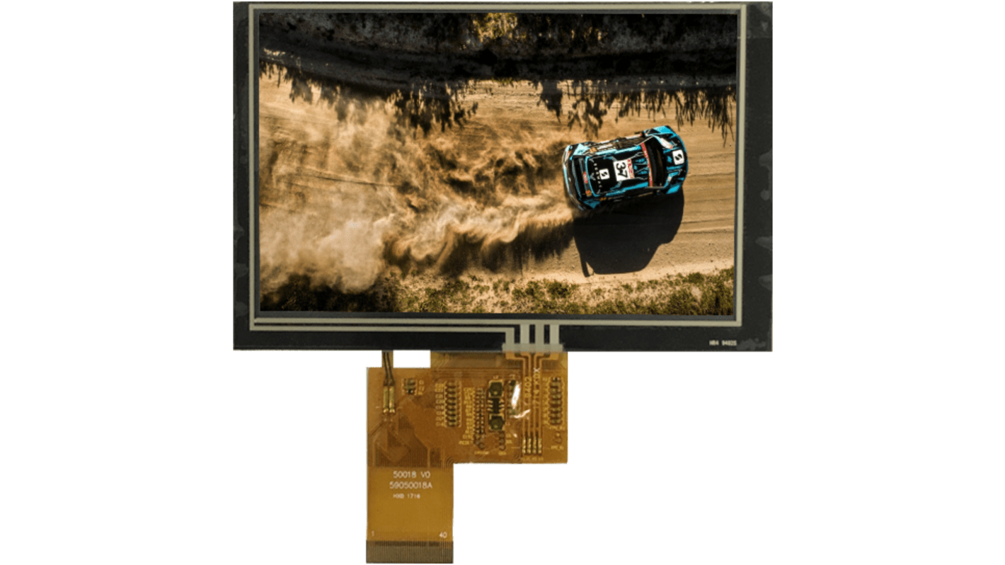 Midas MDT0500EISR-RGB TFT LCD Colour Display / Touch Screen, 5in, 800 x 480pixels