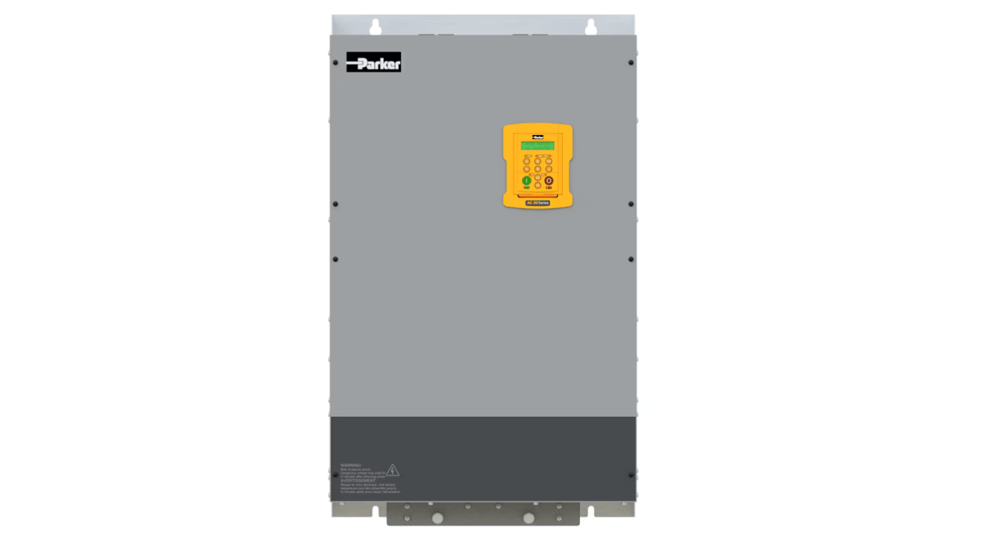 Parker Variable Speed Drive, 180 kW, 3 Phase, 380 → 480 V ac, 360 A, AC20 Series