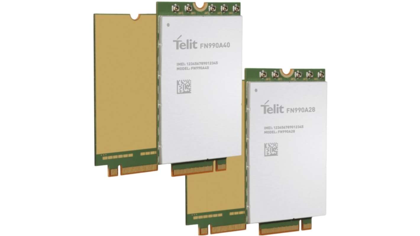 Moduł WiFi FN990A40 (sub-6 only), LTE, PCIe Gen 3, USB 3.1 Gen 2, 3.3V dc, Telit