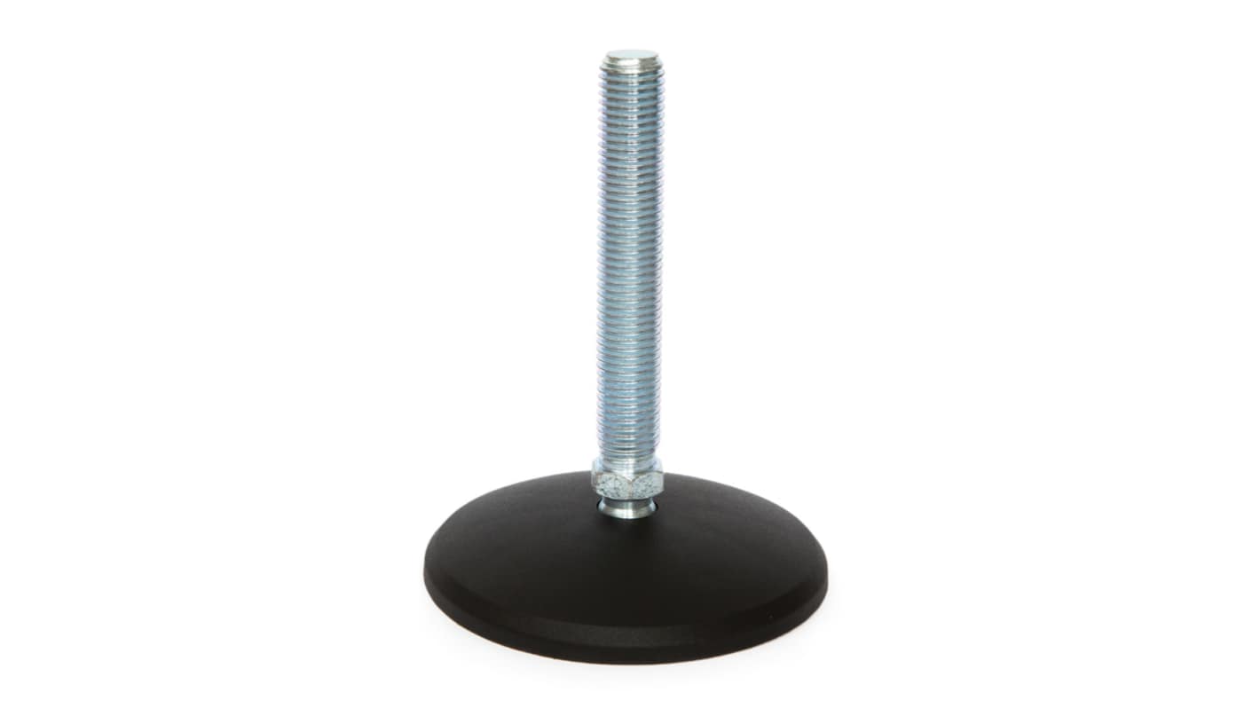 Stopka regulowana M8 x 25mm średnica 40mm długość gwintu 25mm 350kg 20° RS PRO