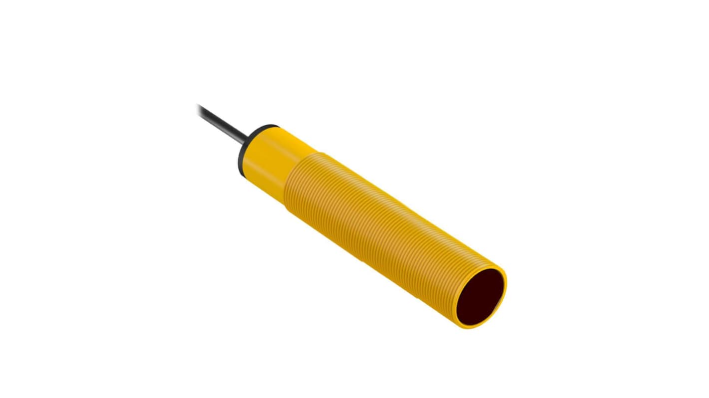 Sensore fotoelettrico Cilindrico Banner, , rilevamento 20 m, uscita NPN/PNP